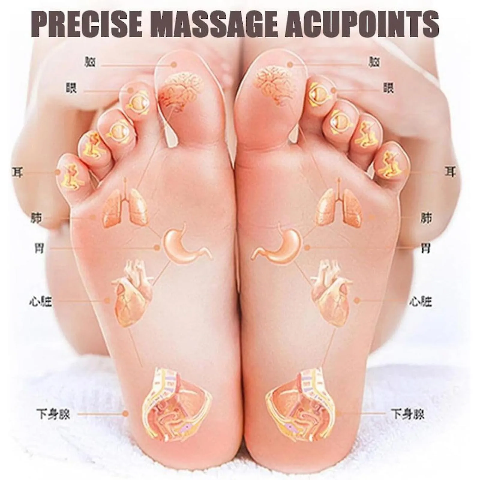 Juego de calcetines de reflexología, Calcetines de reflexología con puntos de presión, Juego de calcetines de acupuntura, Calcet
