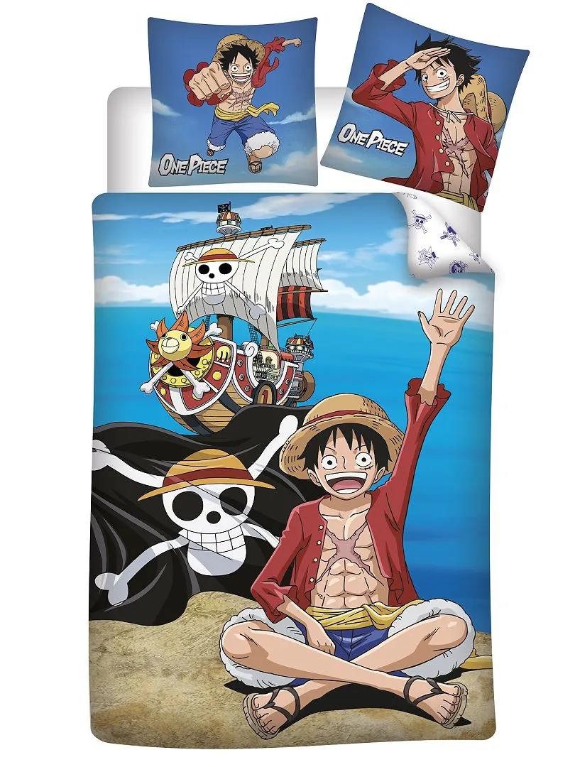 JUEGO DE CAMA 'ONE PIECE'  AZUL
