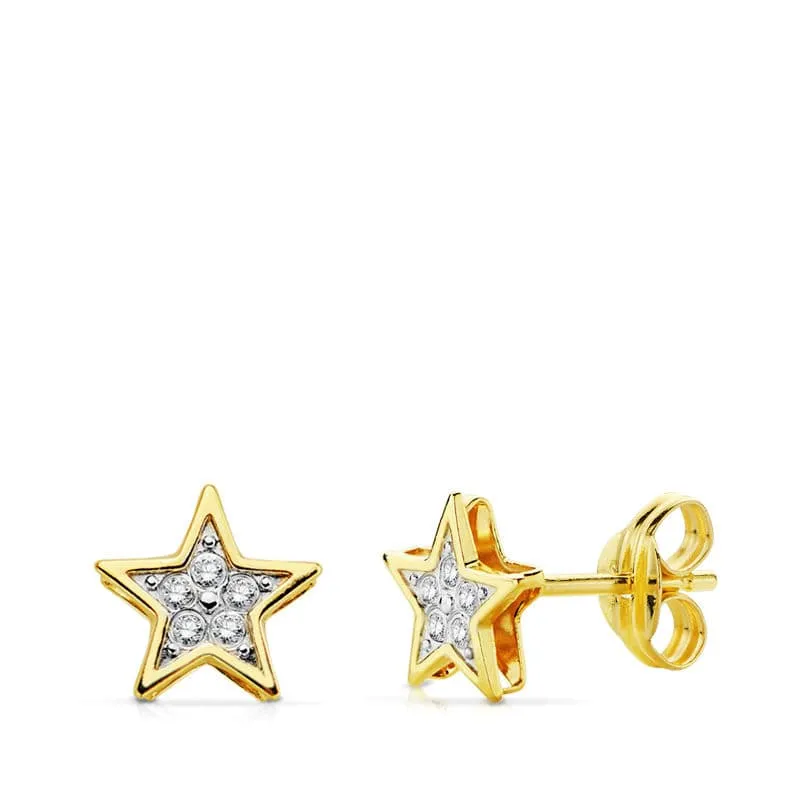 Juego Oro Estrella 6 x 6 mm.