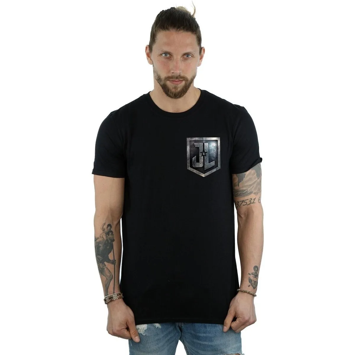 Justice League Movie Shield Faux Pocket