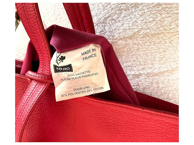 Kenzo Bolsos de mano Roja 
