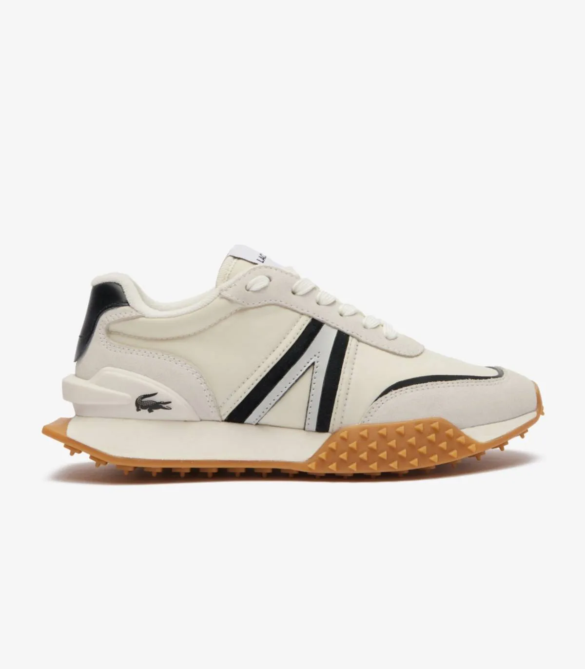 LACOSTE  ZAPATILLAS PARA MUJER BEIGE/NEGRO   LSPIN DELUXE 124 4 SFA