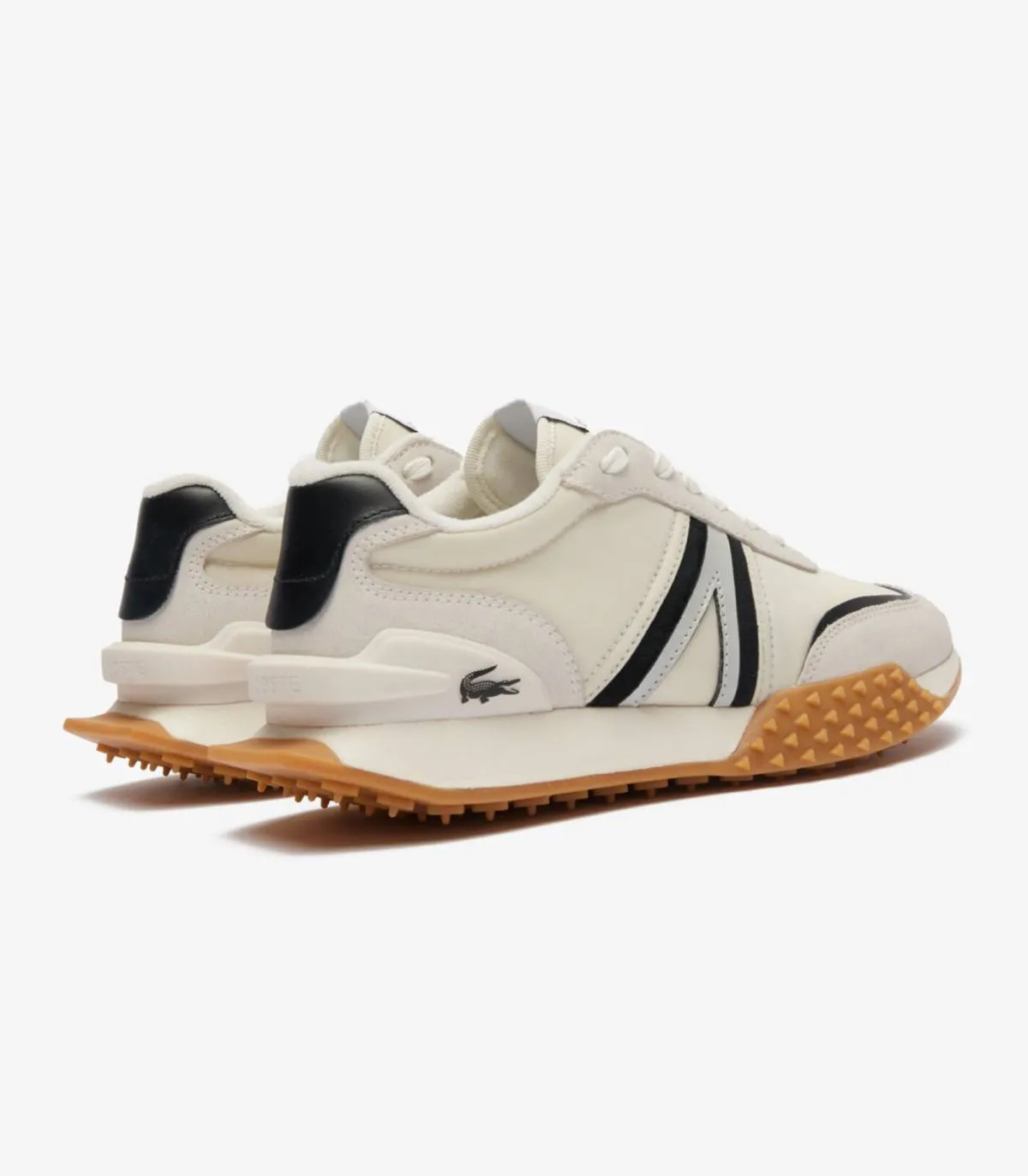 LACOSTE  ZAPATILLAS PARA MUJER BEIGE/NEGRO   LSPIN DELUXE 124 4 SFA