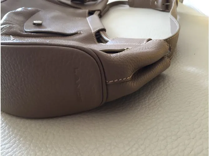 Lancel Bolsos de mano Beige 