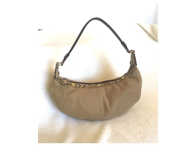 Lancel Bolsos de mano Caqui 