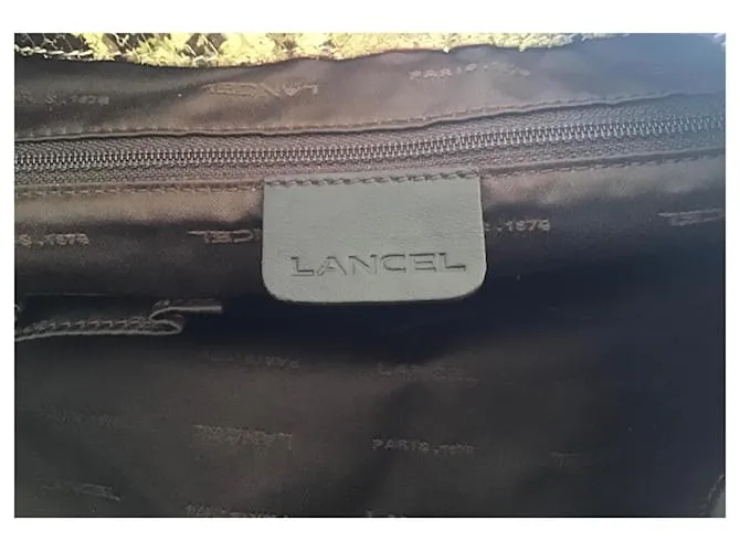 Lancel Bolsos de mano Caqui 