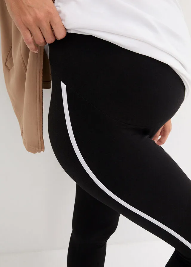 Leggings deportivos, largos, nivel 1 Negro