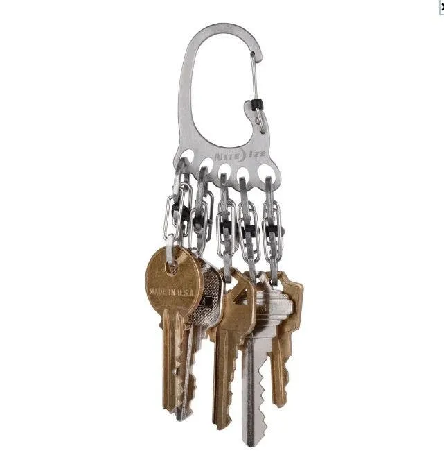 Llavero Bigfoot 5 Mosquetones Extra Acero
