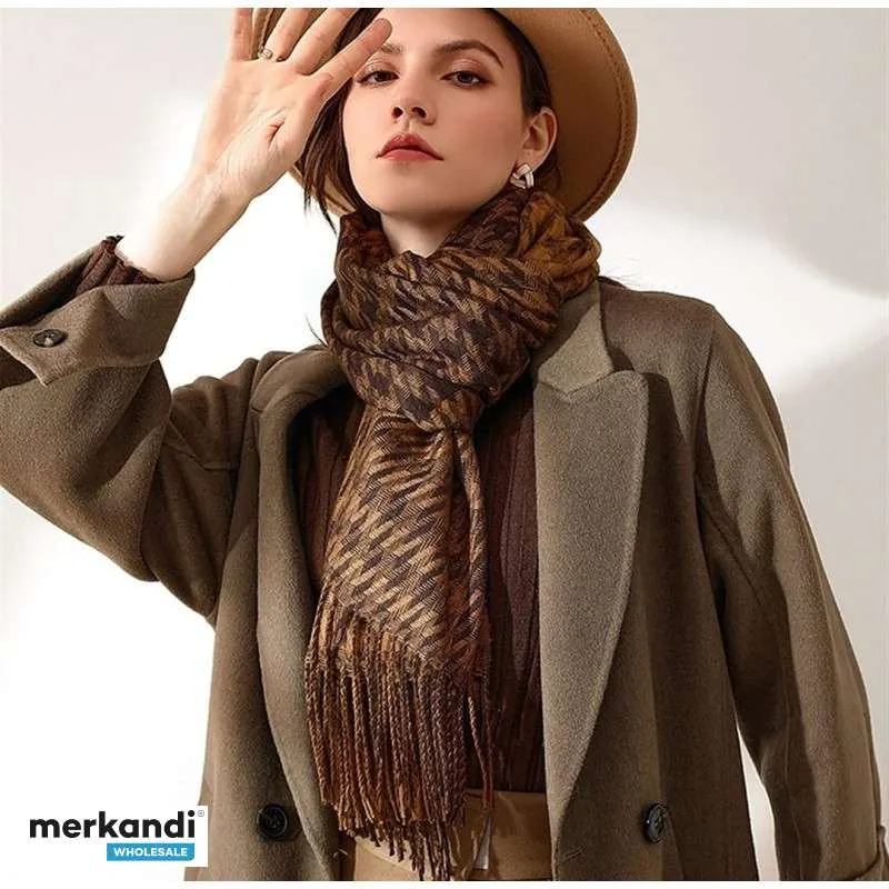 LOTE DE BUFANDAS PREMIUM XXL PARA MUJER AL POR MAYOR  VARIEDAD EN TALLAS Y ESTAMPADOS