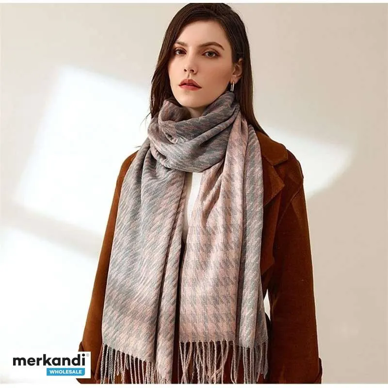 LOTE DE BUFANDAS PREMIUM XXL PARA MUJER AL POR MAYOR  VARIEDAD EN TALLAS Y ESTAMPADOS