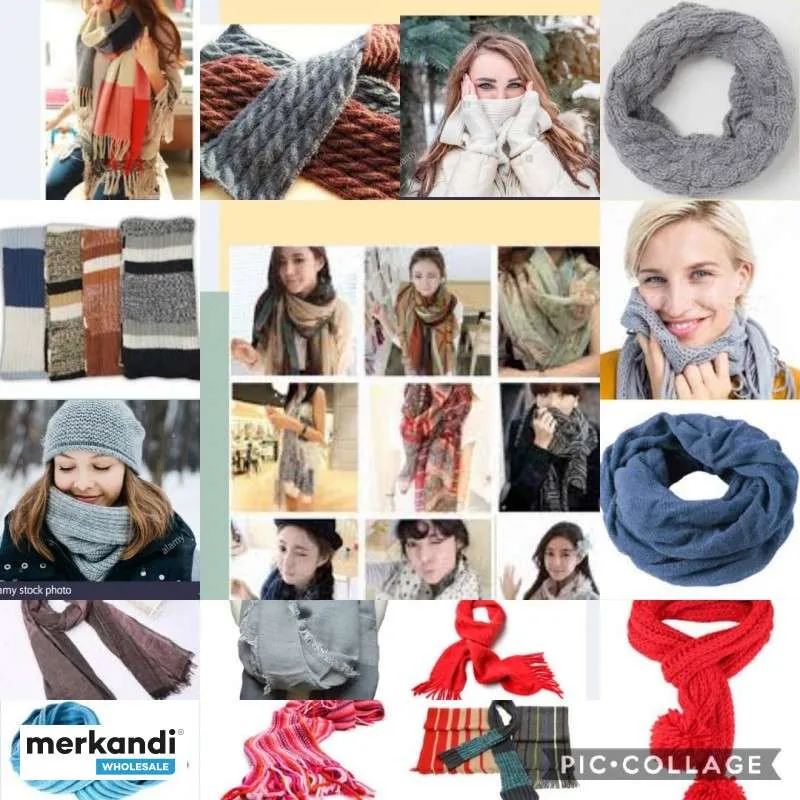 LOTE INVIERNO PACK MIX  BUFANDAS, CUELLOS Y PAñUELOS, DISPONIBLES EN DISTINTOS COLORES, TAMAñOS Y DISEñOS