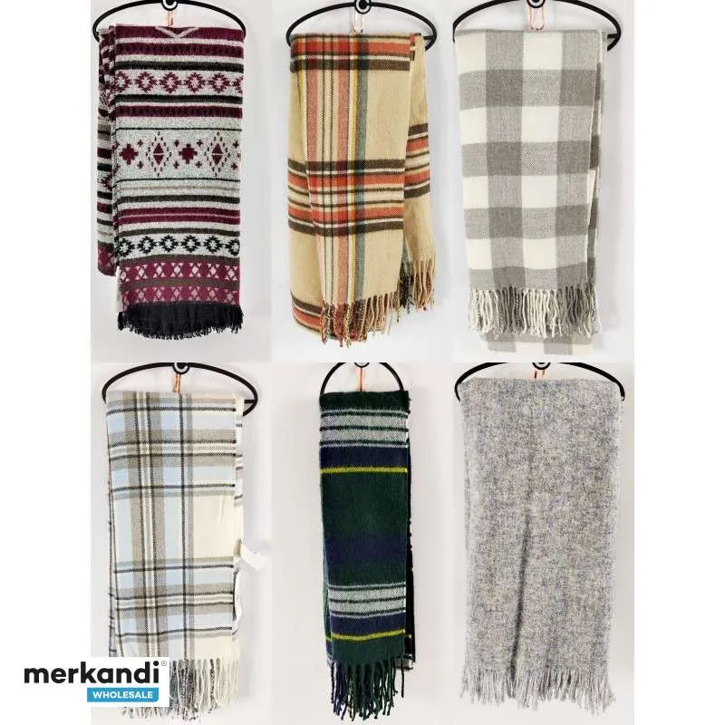 LOTE INVIERNO PACK MIX  BUFANDAS, CUELLOS Y PAñUELOS, DISPONIBLES EN DISTINTOS COLORES, TAMAñOS Y DISEñOS