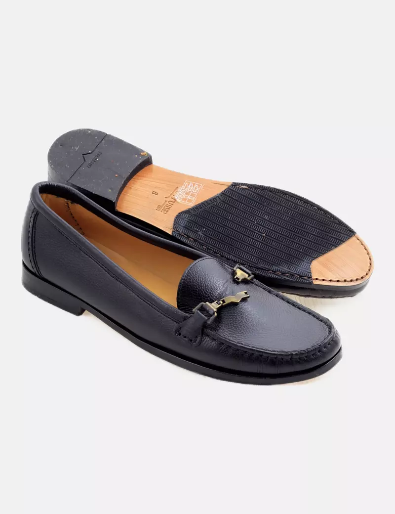 Lottusse Mocasín negro básico