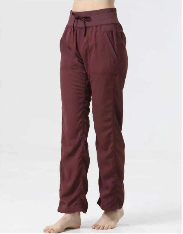 LU256 LEGGINGS DE YOGA PARA ESTUDIO DE BAILE, ROPA DE GIMNASIO CON CORDóN, PANTALONES DEPORTIVOS PARA CORRER Y FITNESS PARA MUJ