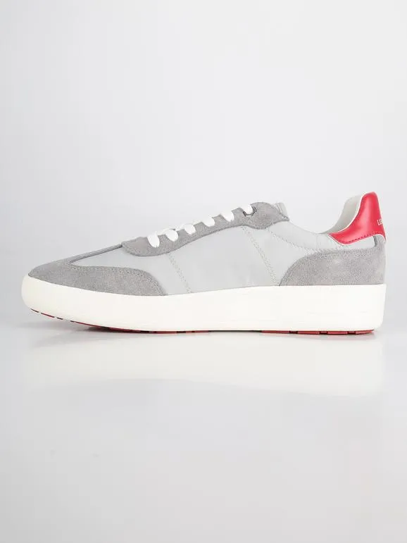 Lumberjack Zapatillas bajas en ante y tejido gris