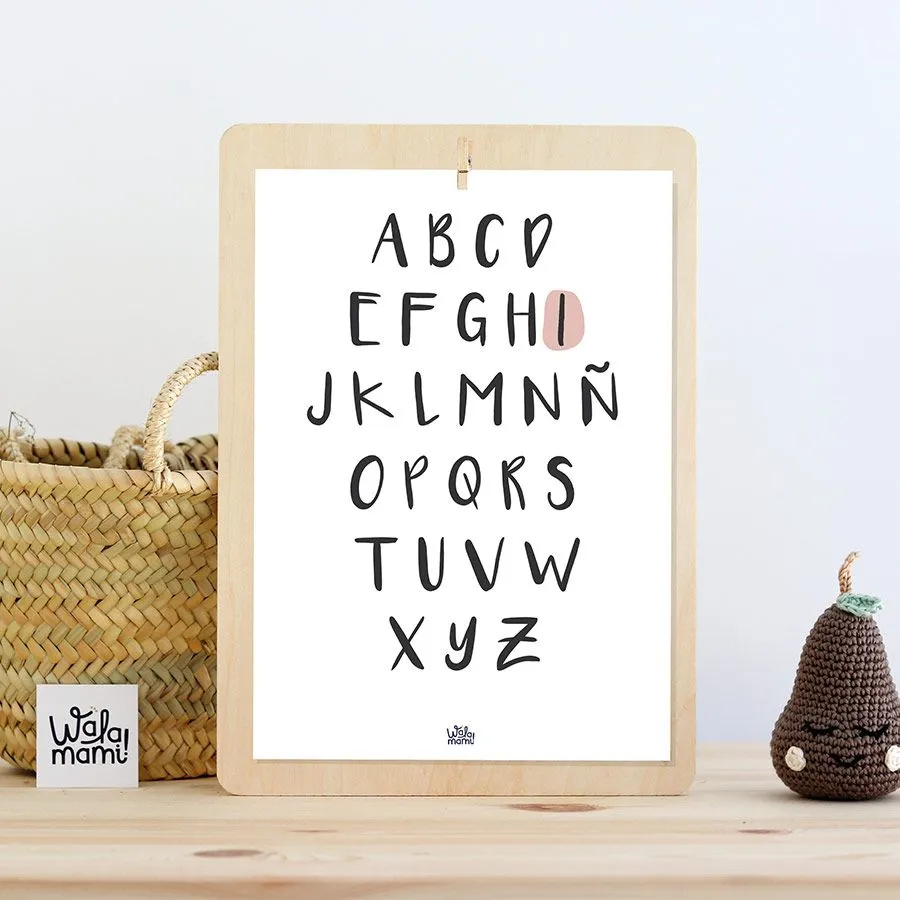Lámina Abecedario Personalizado