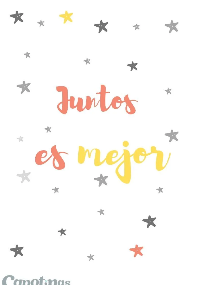 Lámina familiar Juntos Es Mejor