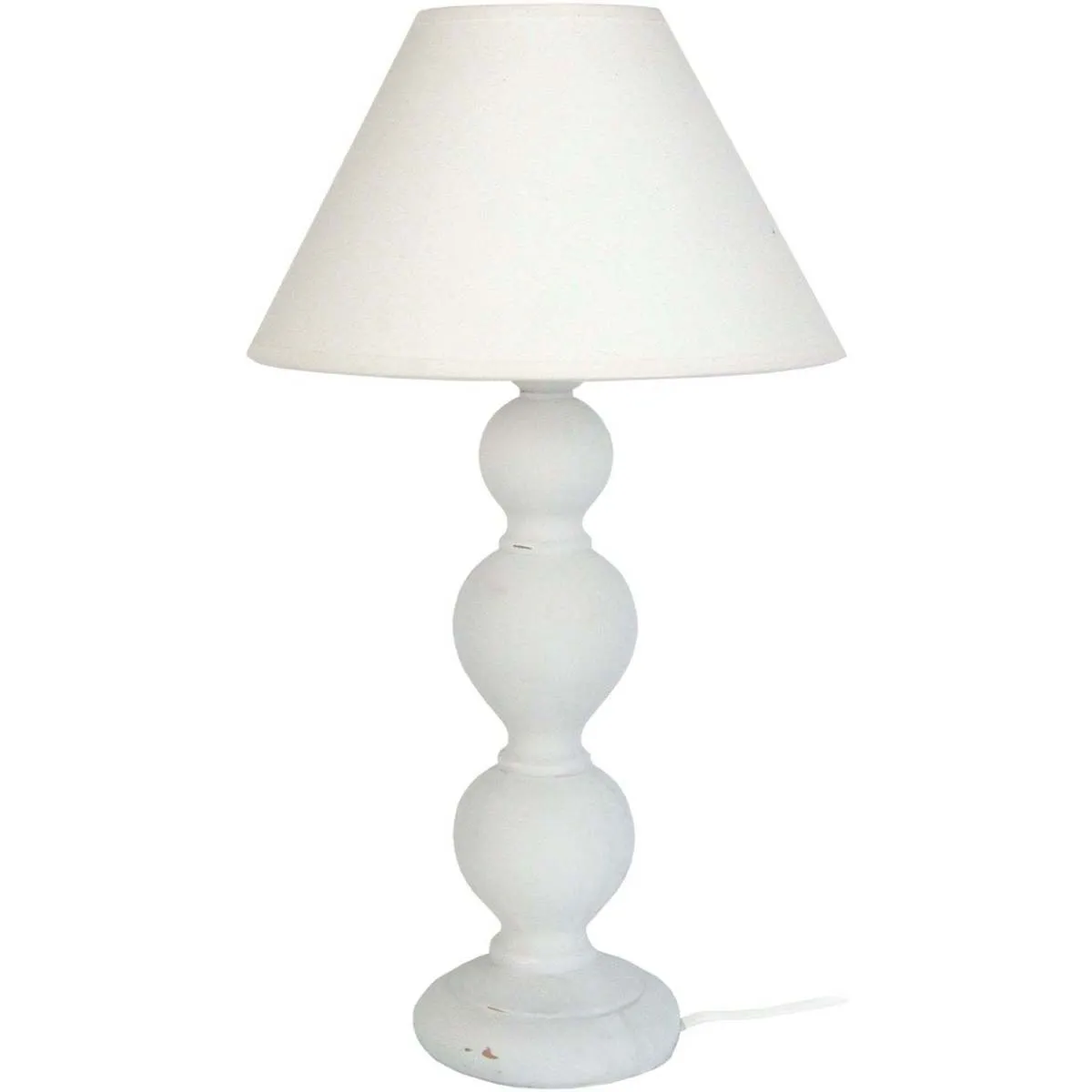 lámpara de noche redondo madera cerro blanco