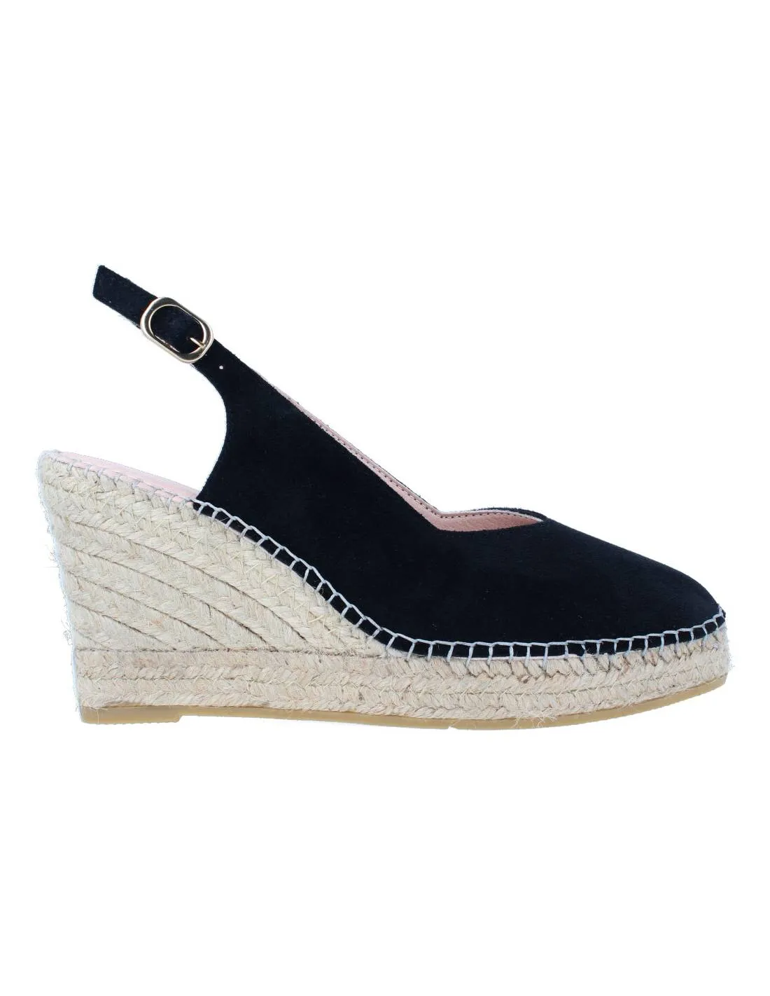 MACARENA  CUñA ESPARTO DENIS6 NEGRO