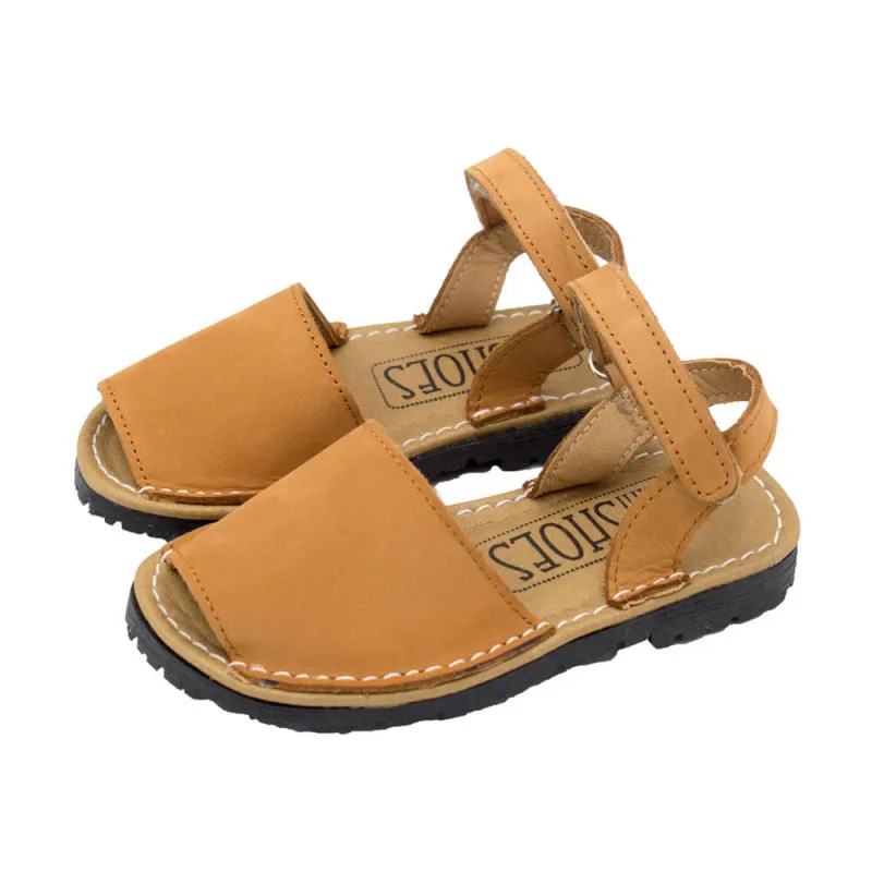 Menorquinas de Nobuck con velcro
