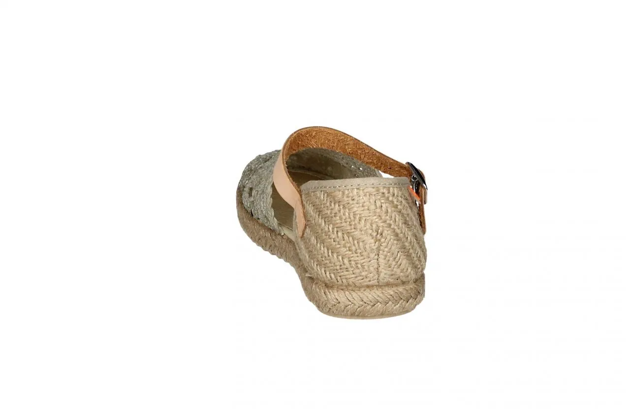 Mercedes Taupe Crochet Con Pulsera y Hebilla