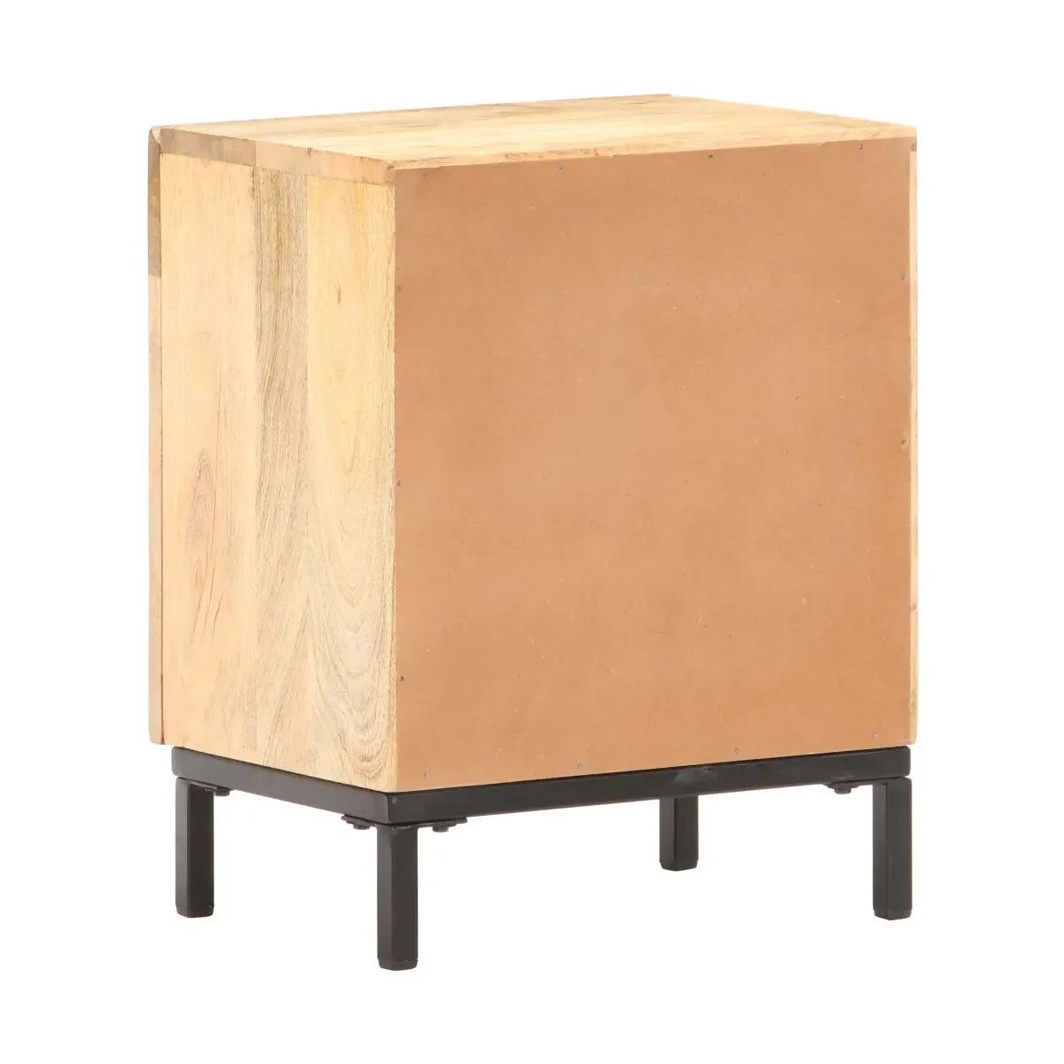 Mesita de noche de madera maciza de mango 40x30x51 cm