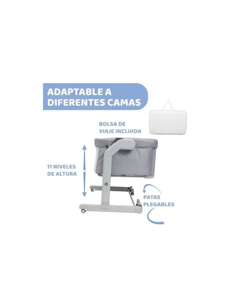 MINICUNA COLECHO NEXT2ME MAGIC EVO GREY MIST CHICCO
