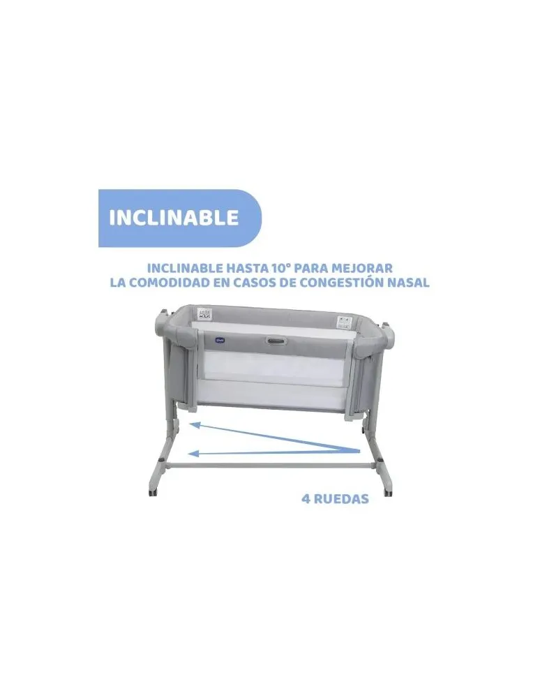 MINICUNA COLECHO NEXT2ME MAGIC EVO GREY MIST CHICCO