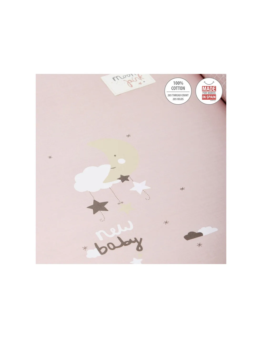 Minicuna tijera Be Moon rosa de Cambrass
