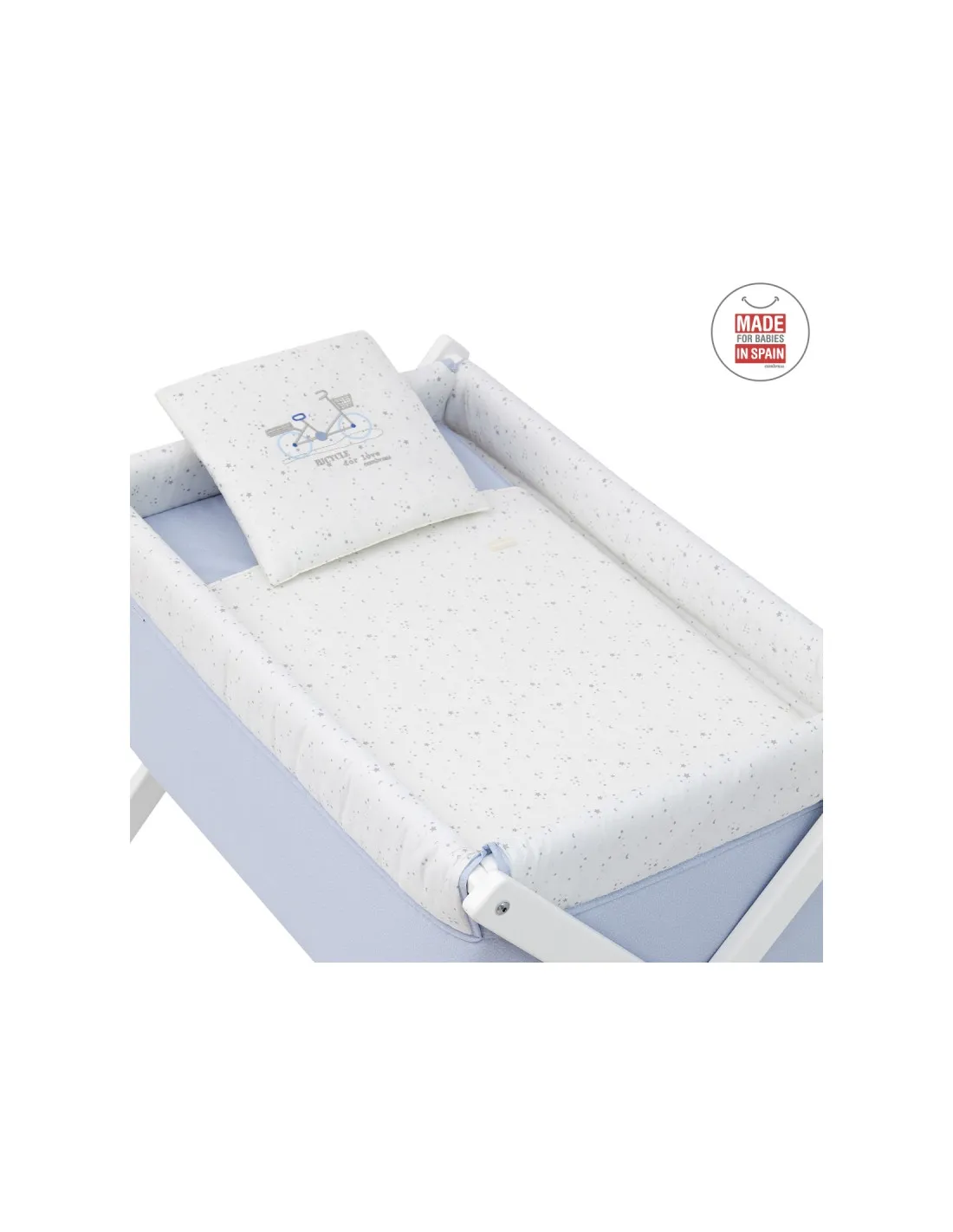 Minicuna tijera Sky celeste de Cambrass