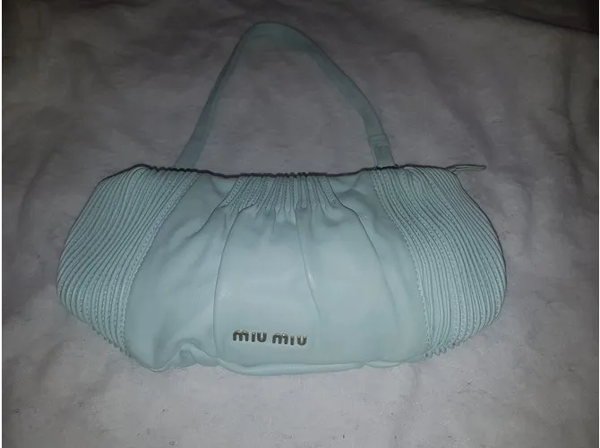 Miu Miu Bolsos de mano Azul 