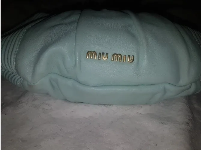 Miu Miu Bolsos de mano Azul 