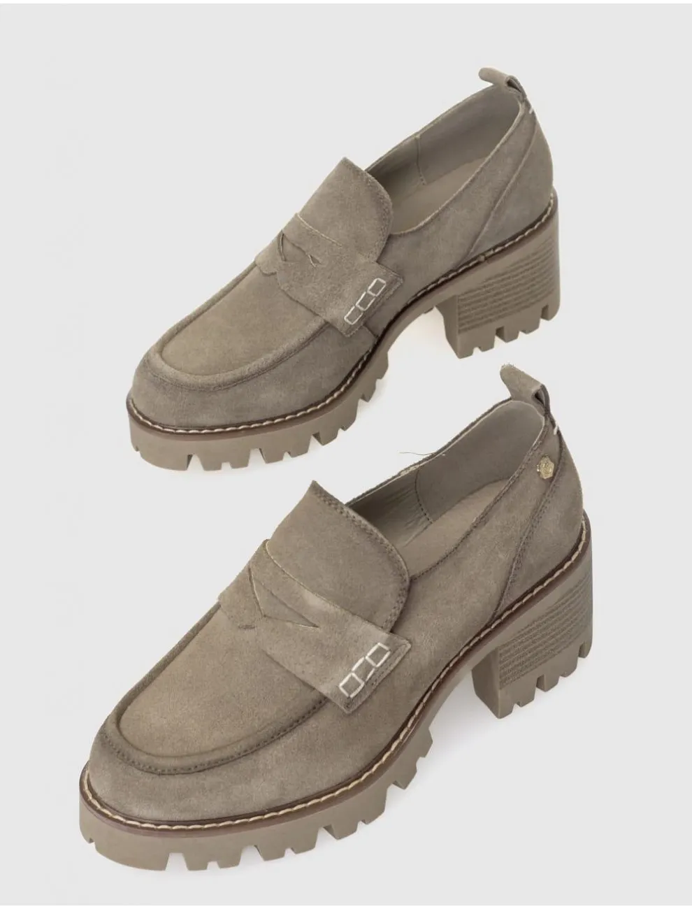 MocasÍn Carmela 161109 Taupe
