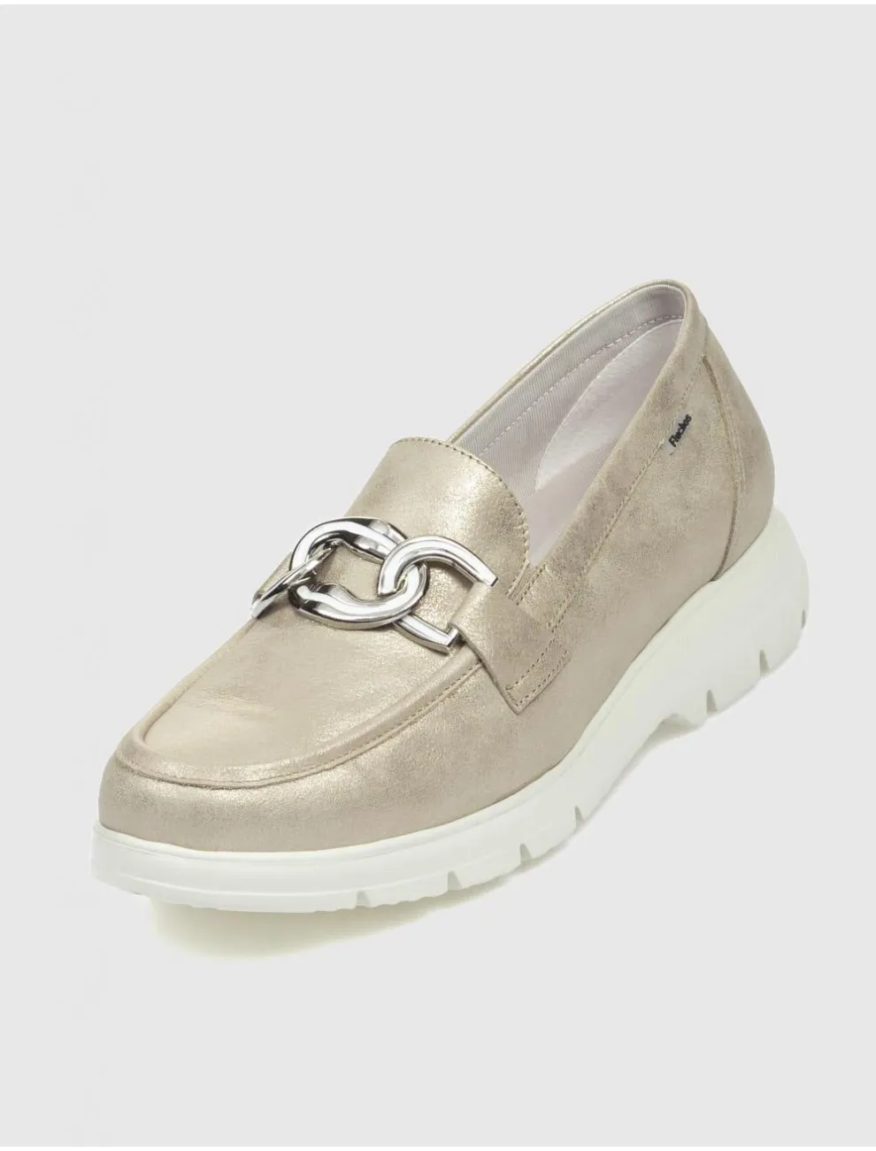 MocasÍn Fluchos F1937 Platino