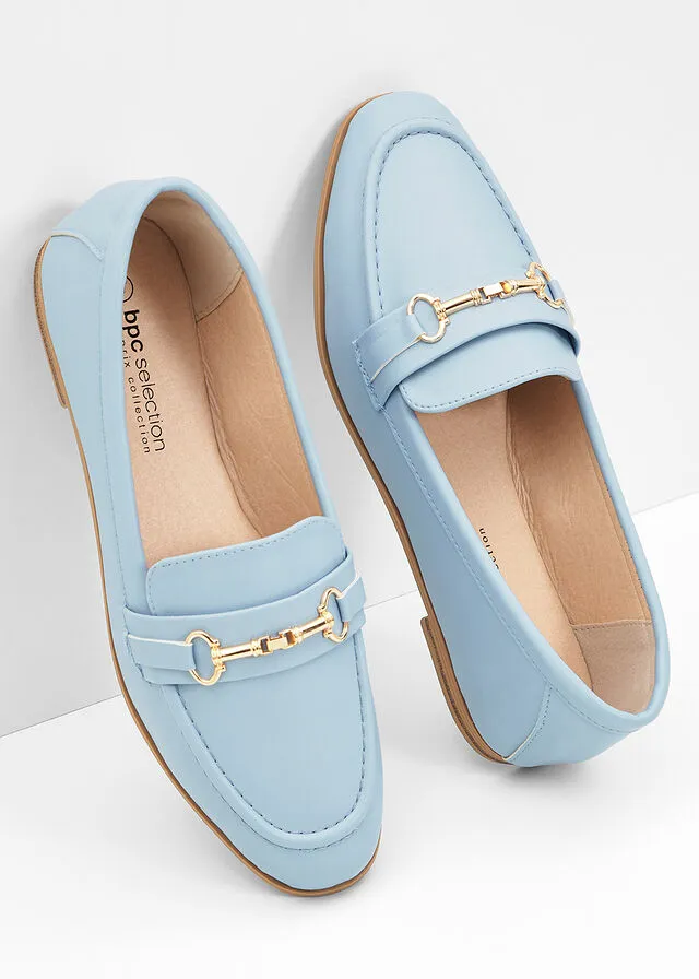 Mocasín Azul claro