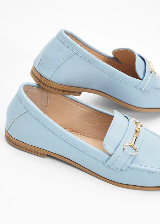 Mocasín Azul claro