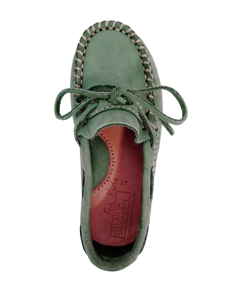 Mocasín Niño ATLANTA Verde Piel