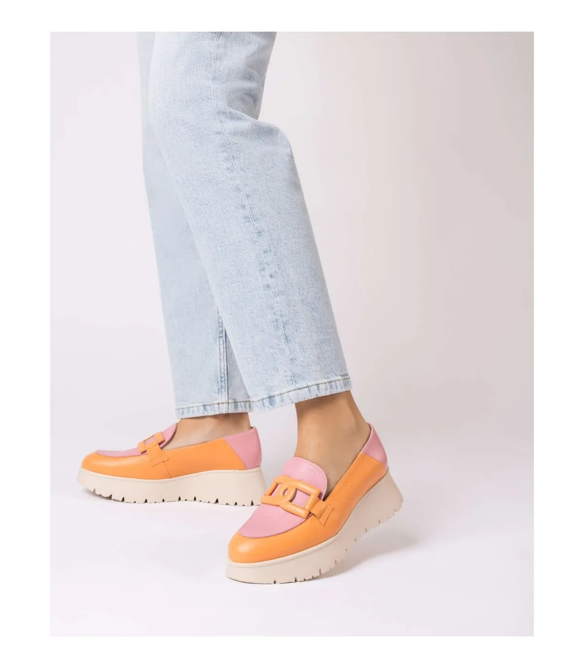 Mocasín Venecia Bicolor APRICOT/BLUSH