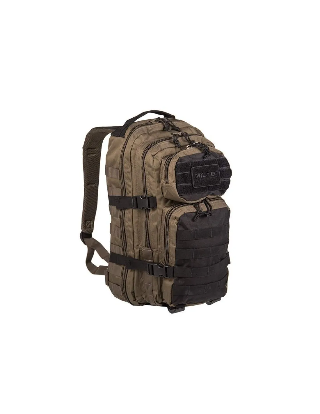 MOCHILA DE ASALTO PEQ. 20L BICOLOR RG/BK  MILTEC