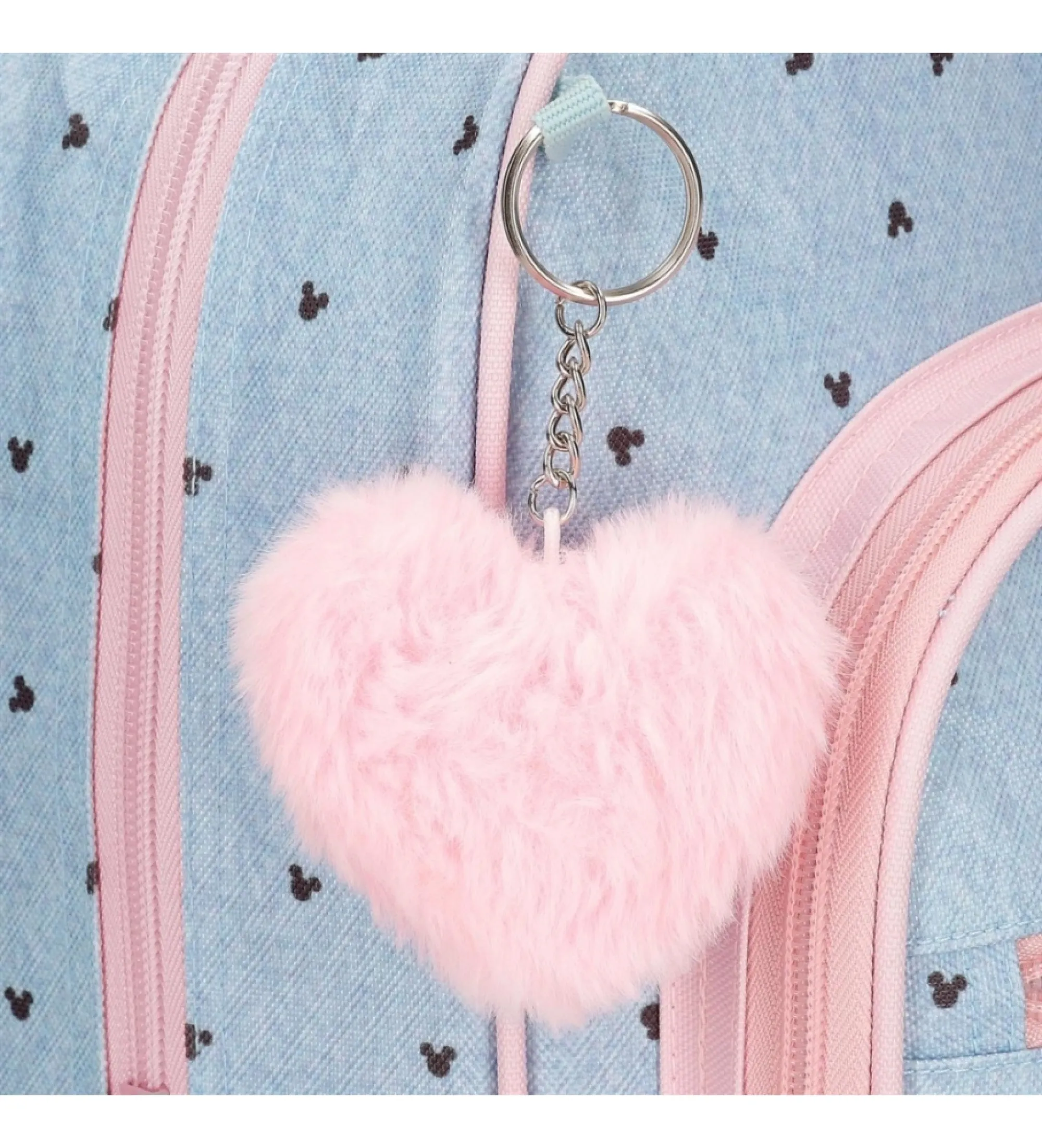 Mochila Minnie American darling con portamerienda azul