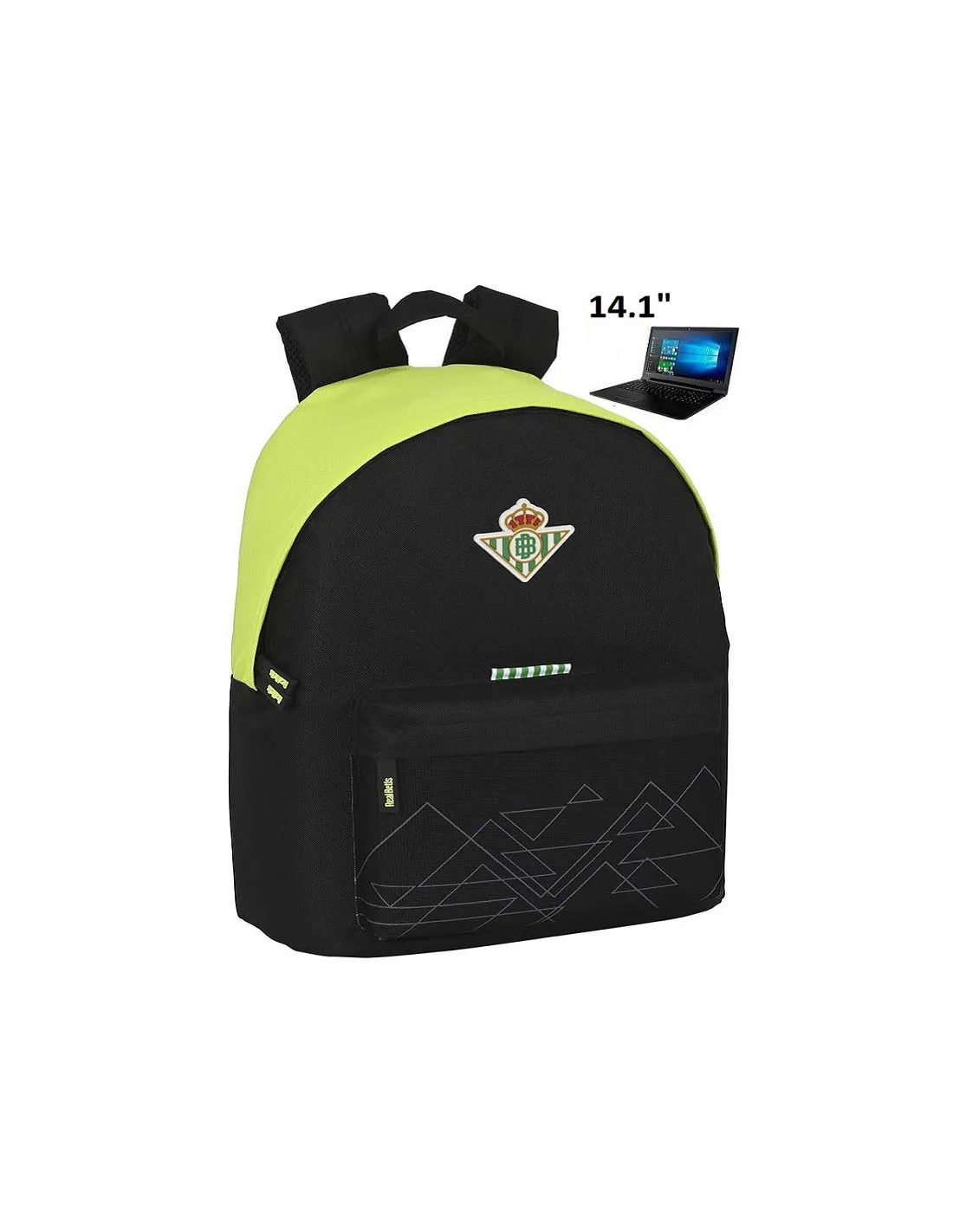 Mochila Real Betis Balompié & portatil 14,1 pulgadas