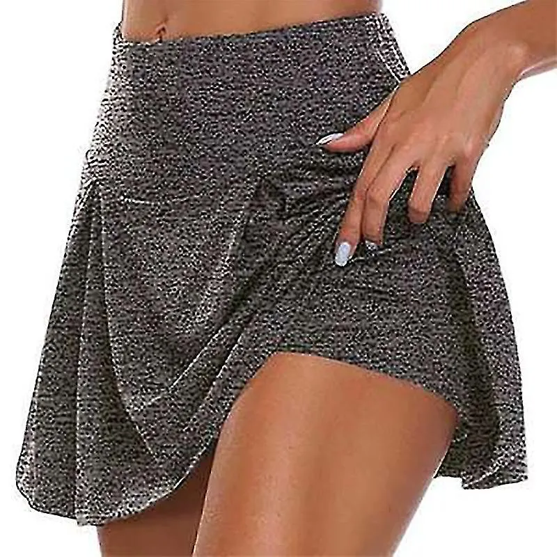 Mujer Faldas Atléticas Pantalones Cortos Yoga Running Fitness Entrenamiento Gimnasio Deporte Tenis Falda