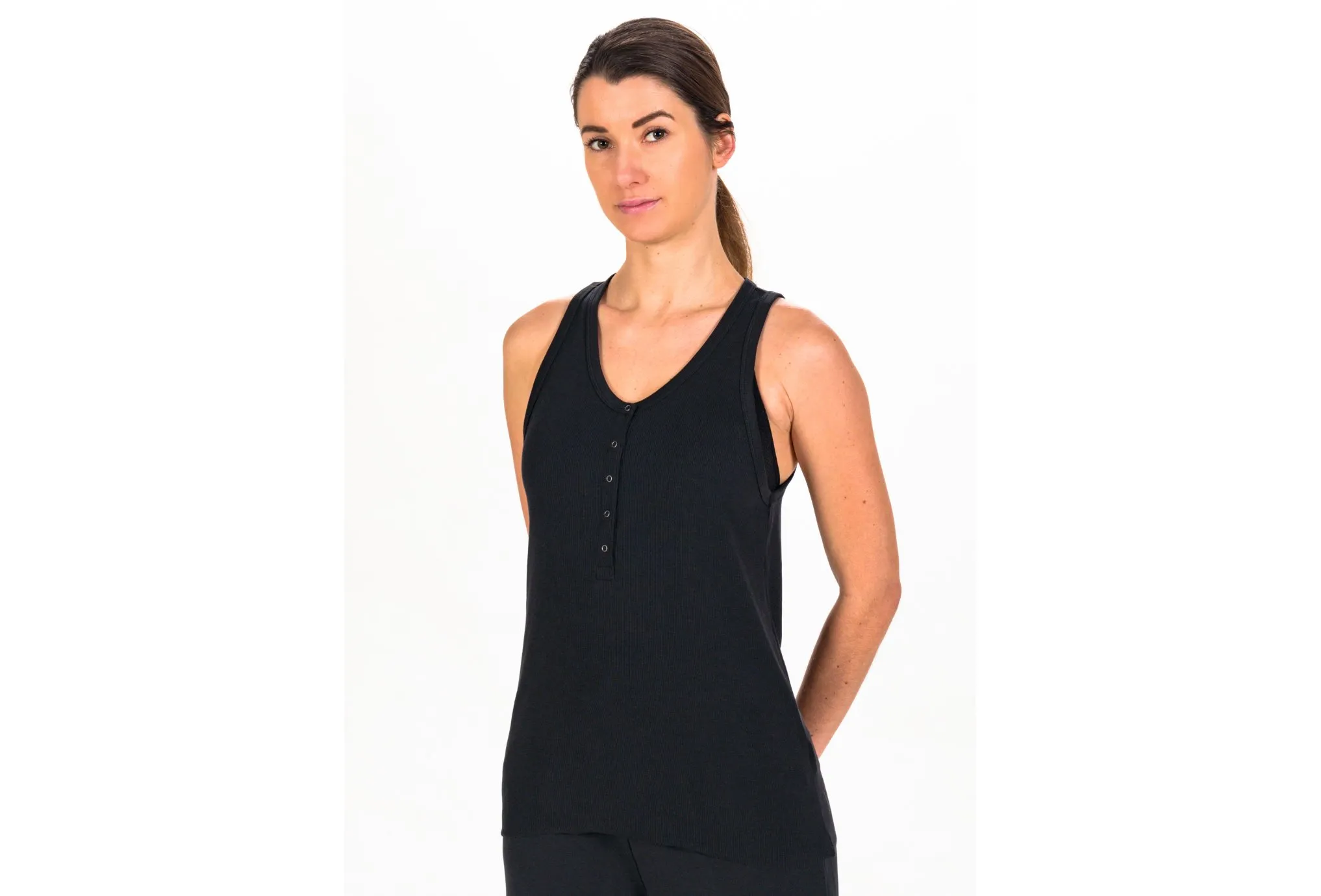 Nike camiseta de tirantes Yoga Henley
