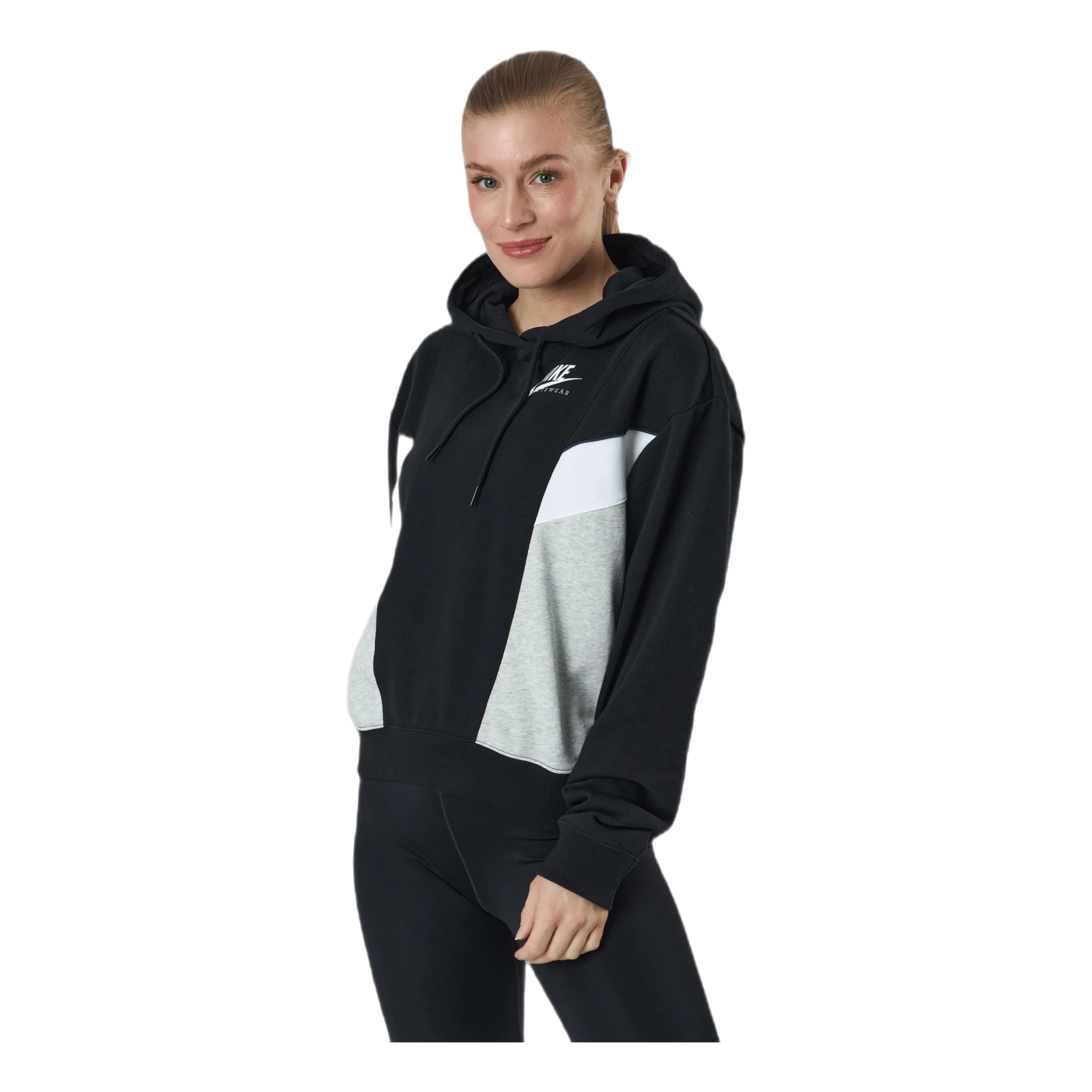 Nike Nsw Heritage Hoodie Flc Black