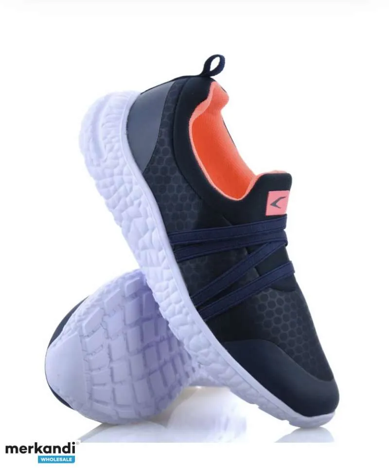 Niñas Niños Niños Casual Sin Cordones En Nueva Escuela Deportes Gimnasio Zapatillas Tamaño £ 3