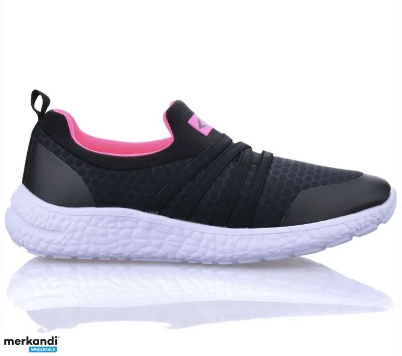 Niñas Niños Niños Casual Sin Cordones En Nueva Escuela Deportes Gimnasio Zapatillas Tamaño £ 3