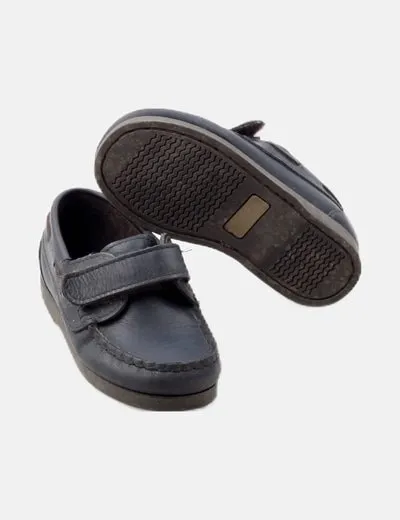 NoName Mocasín azul marino velcro