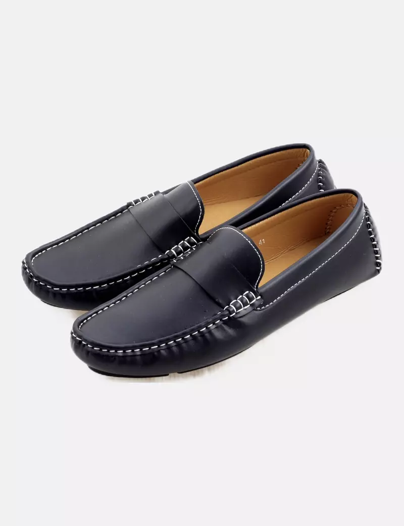 NoName Mocasín negro informal
