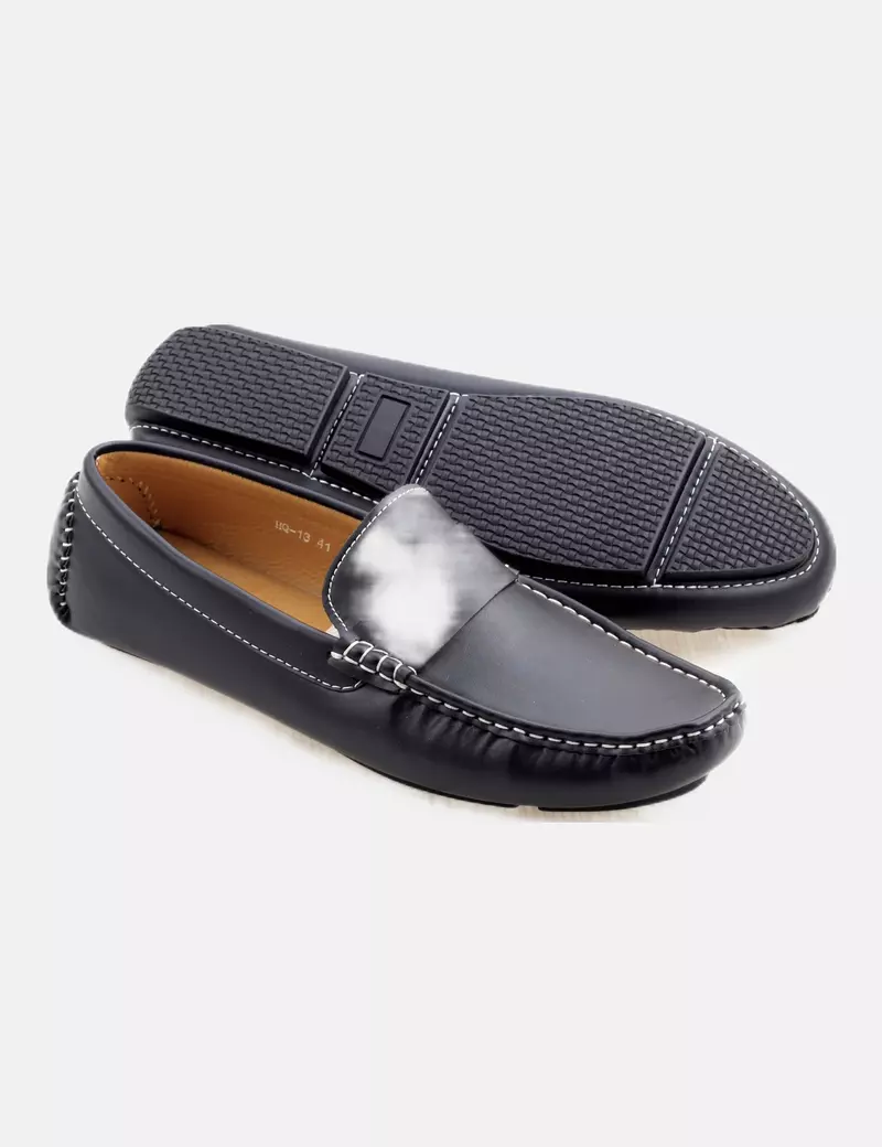 NoName Mocasín negro informal