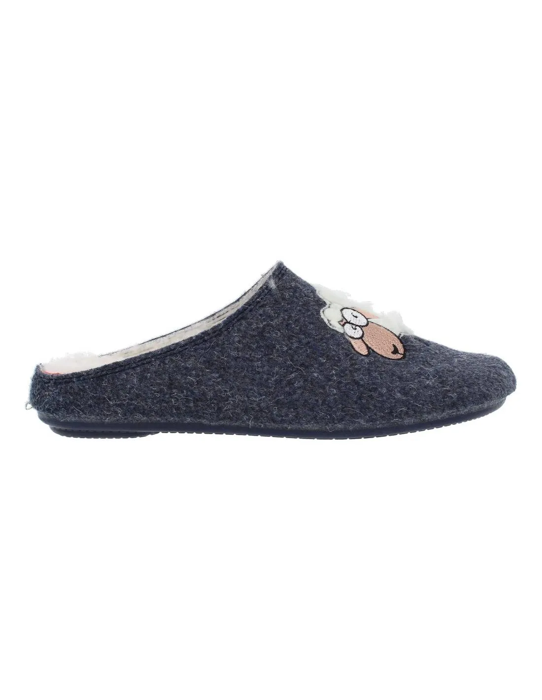 NORTEñAS  ZAPATILLA DE CASA OVEJA LACHA MARINO